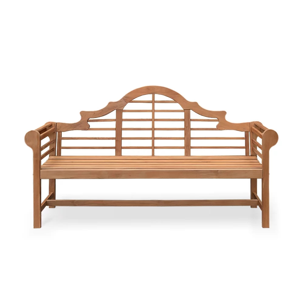 Brown Teak Outdoor Bench F7646