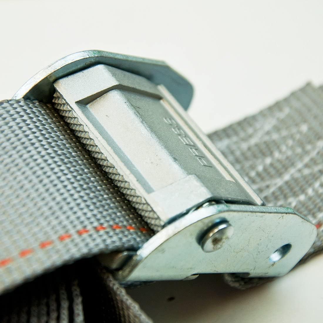 Logistic Strap for E Track, Cam Buckle - 16 Foot, 6 Pack - Gray J837