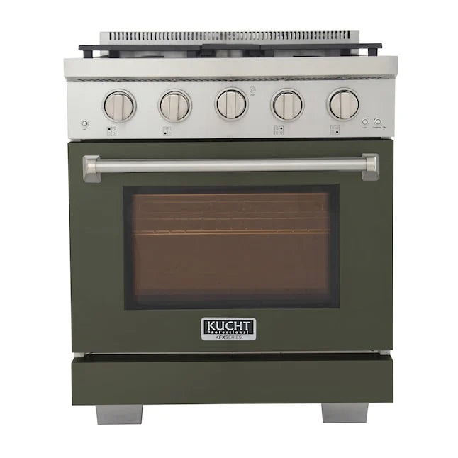 30 4.2 cu. ft. Propane Gas Range Olive Green J518327