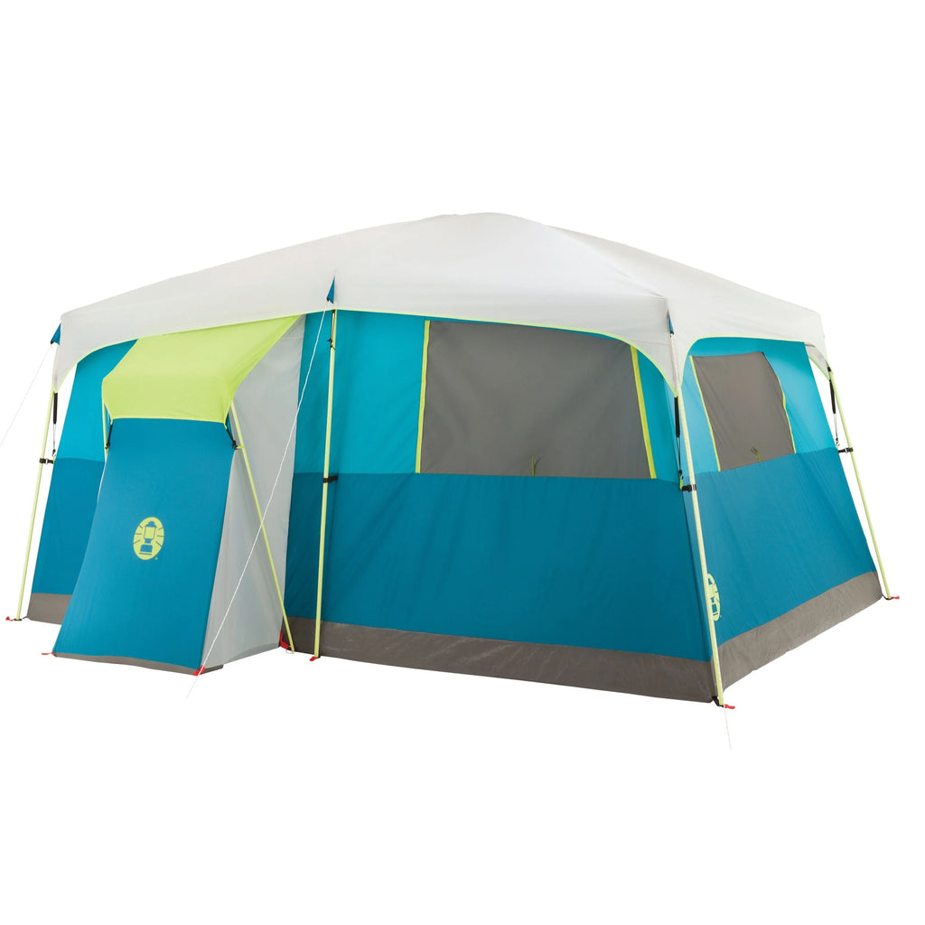 8-Person Light Blue Cabin Camping Tent Y23096