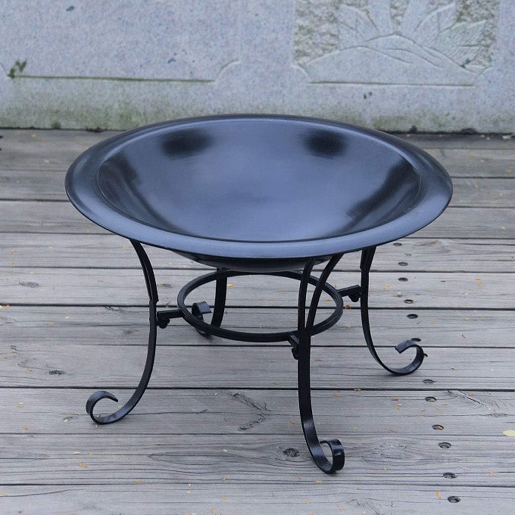 Outdoor Wood Burning Steel Fire Pit with Spark Screen Z136