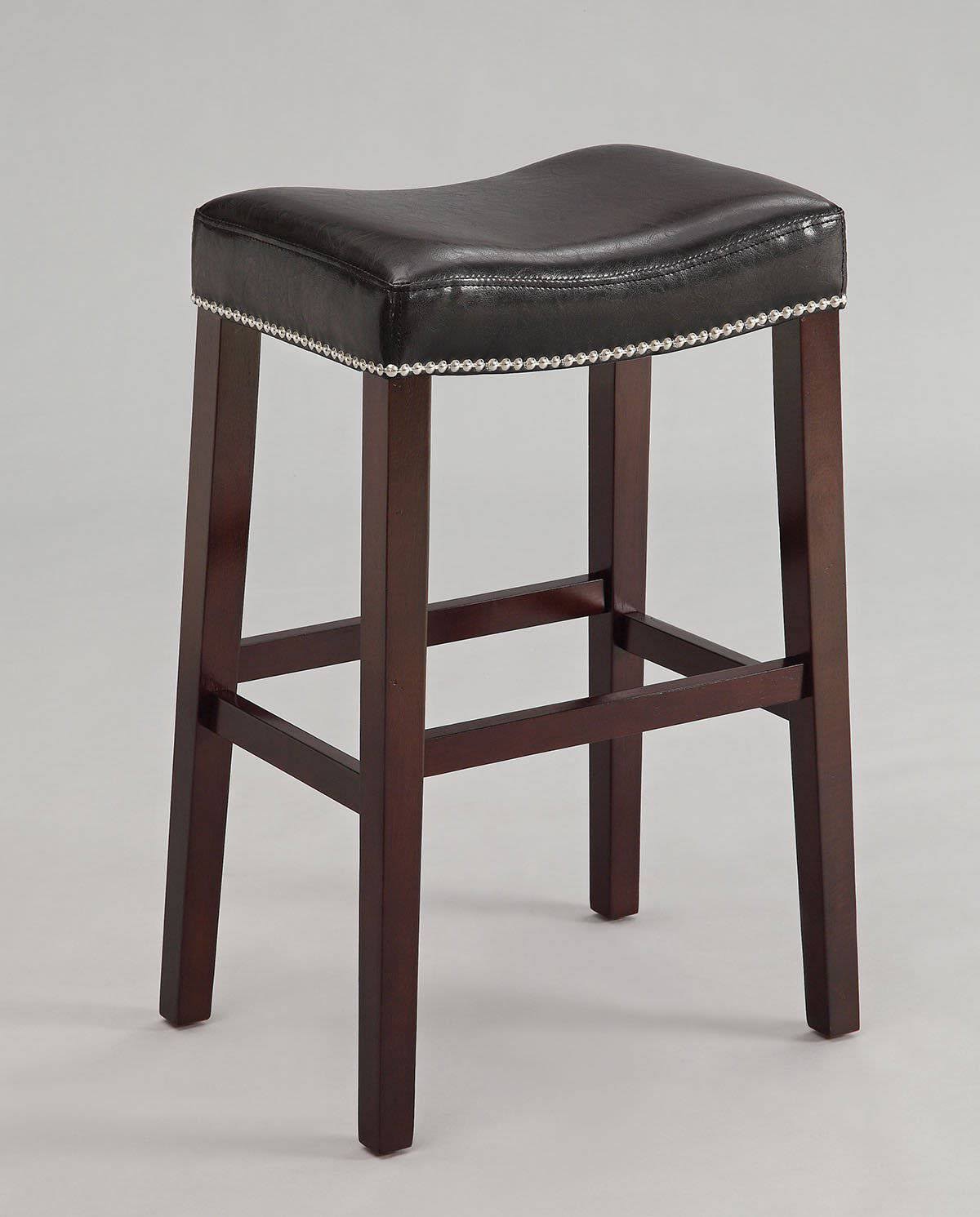 Black Bar Stool Set of 2 L2105