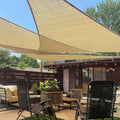 12' x 12' x 12' Sand Triangle Sun Shade Sail UV Block Awning Q199