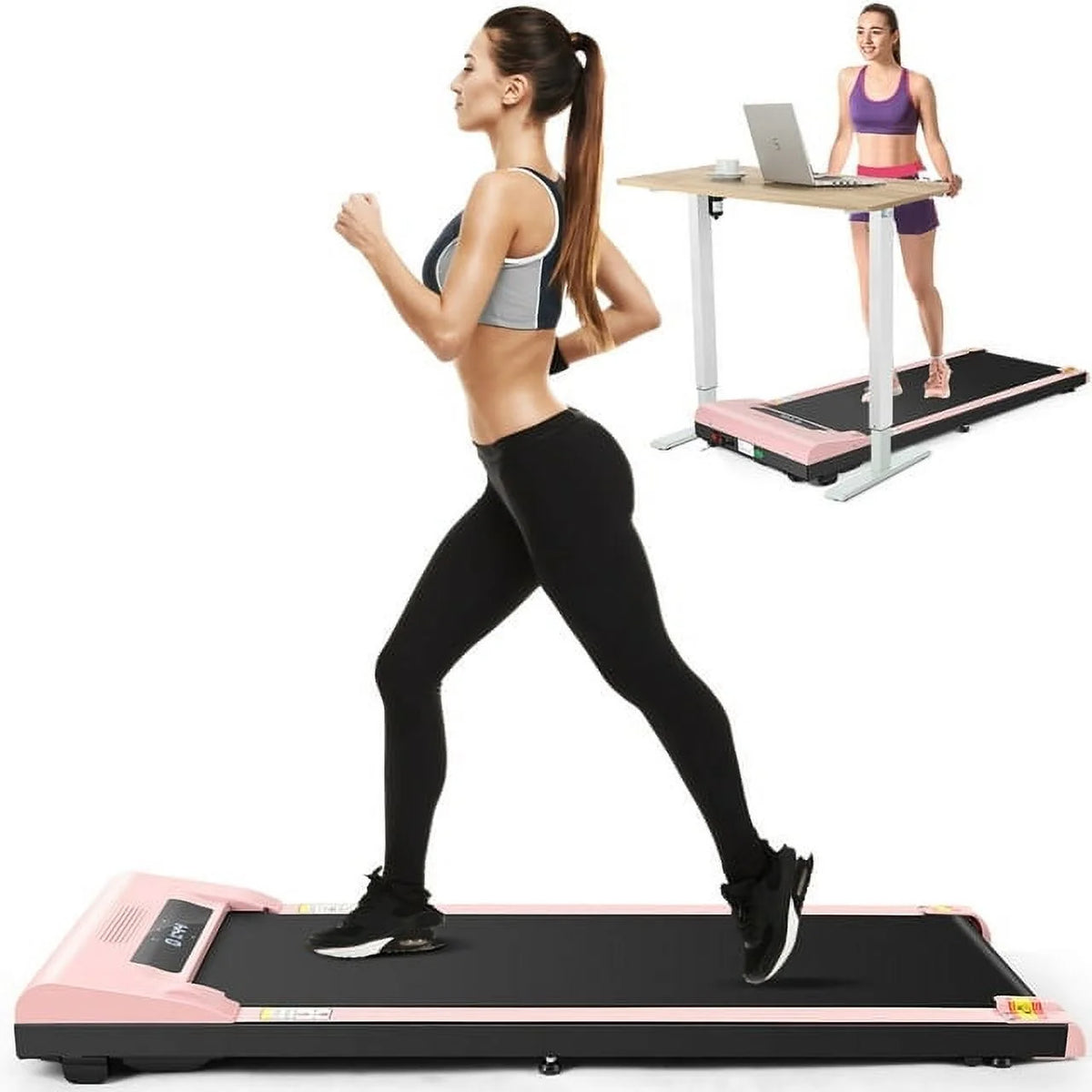 Walking Pad Treadmill 2.5HP Electric Running Machine with LED Display L2713