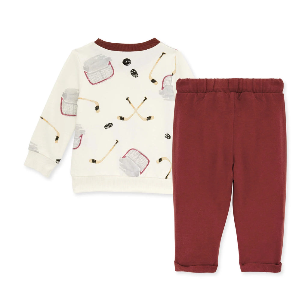Organic Cotton Baby Sweatshirt & Pant Set V780249