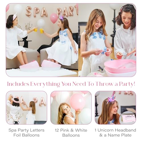 Glow in Dark Kids Spa Day Kit 42+ Pieces M955308