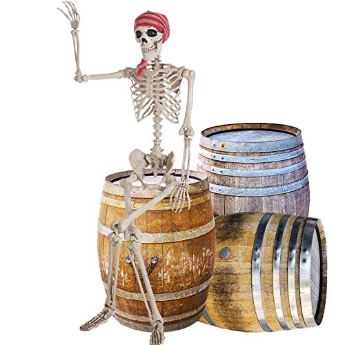 Life Size Skeleton with Glowing Eyes Posable Joints Q6436