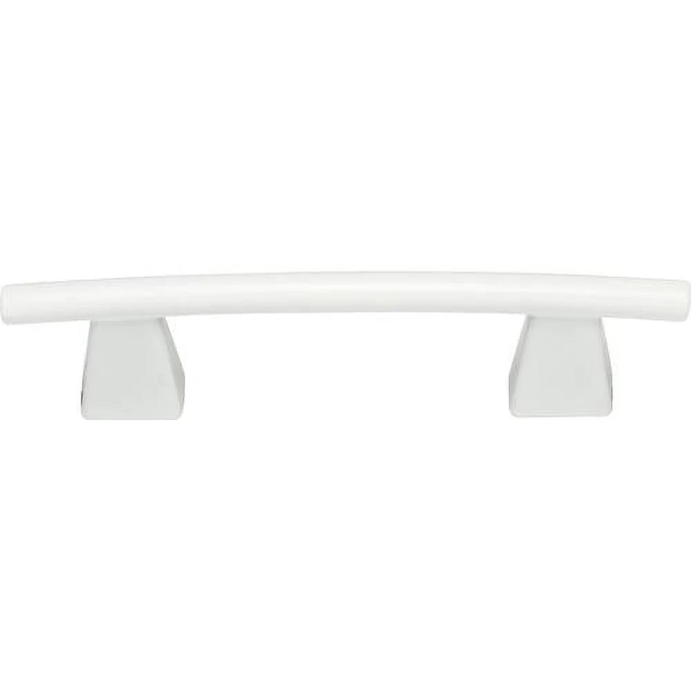 4.70 Inch High White Gloss Finish Bar Pull G59230