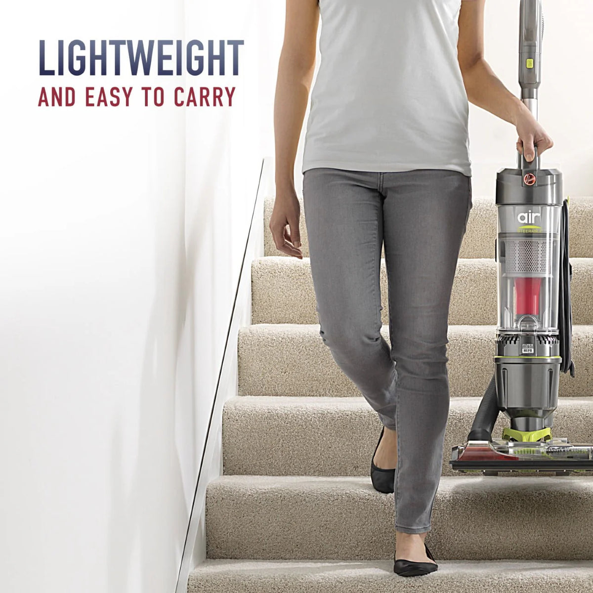 Upright Vacuum Cleaner with HEPA Media A383