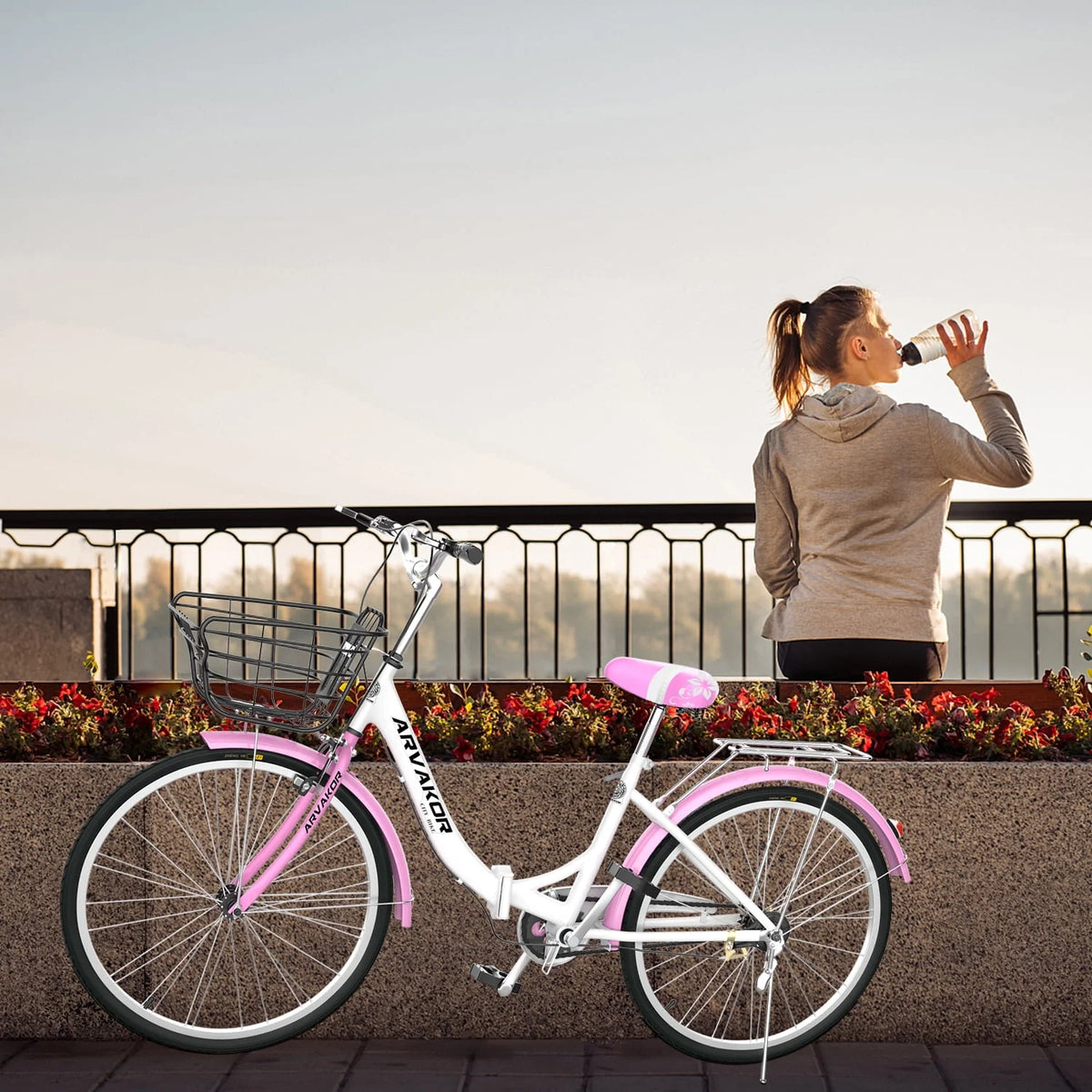 26 Inch Pink Cruiser Bike R530