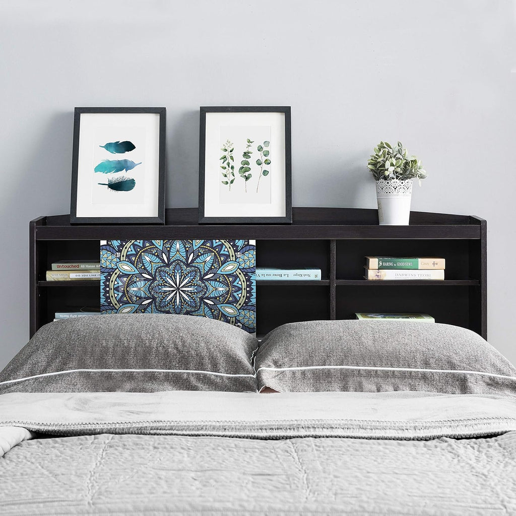 Queen-Size Bookcase Headboard U412