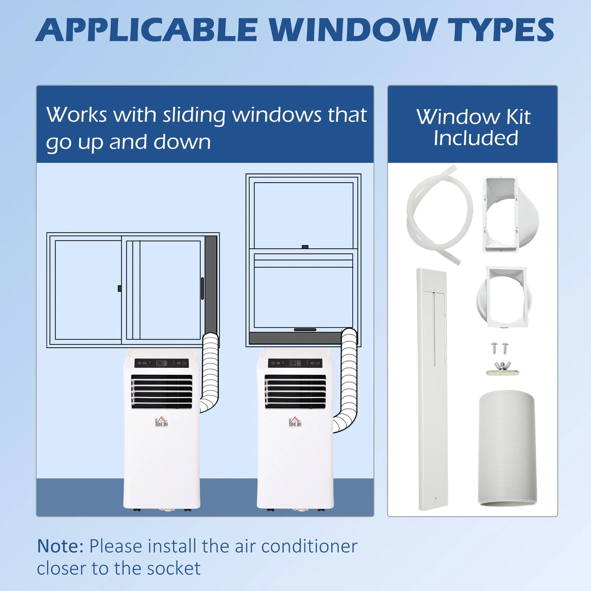 10000 BTU Portable Air Conditioner with Remote Control, White F376284