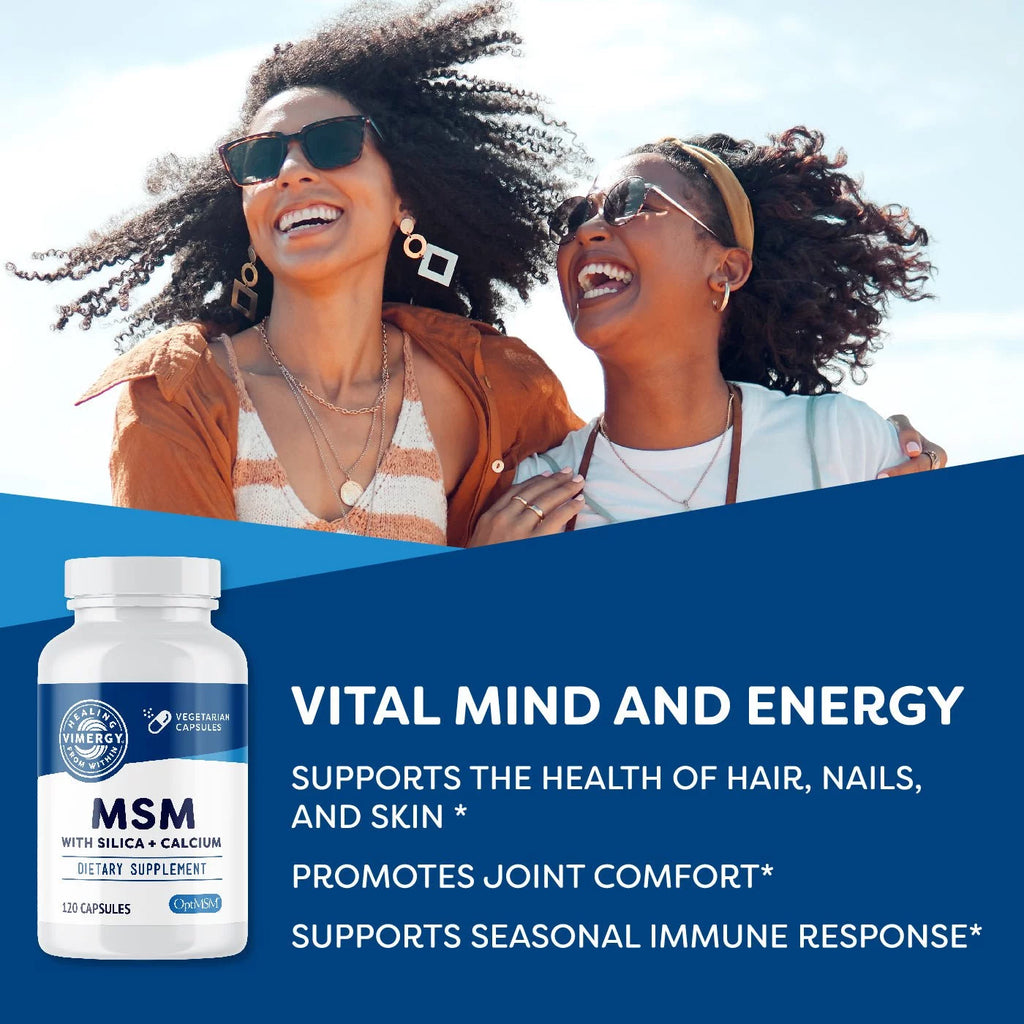 MSM with Silica + Calcium Capsules G51622