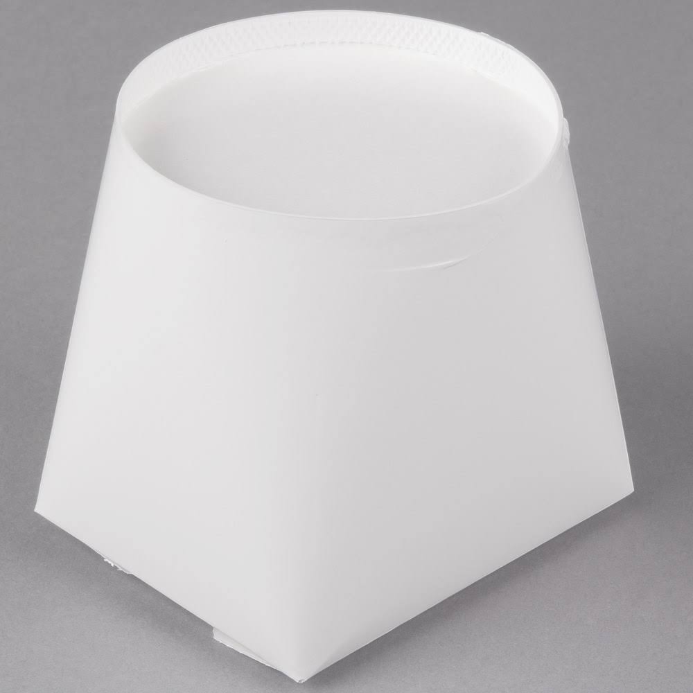 White 26 oz Microwavable Paper Take-Out Container 500/Case P498