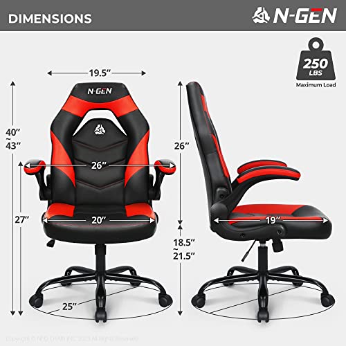 Pink Ergonomic PU Leather Computer Chair with Lumbar Support H7831
