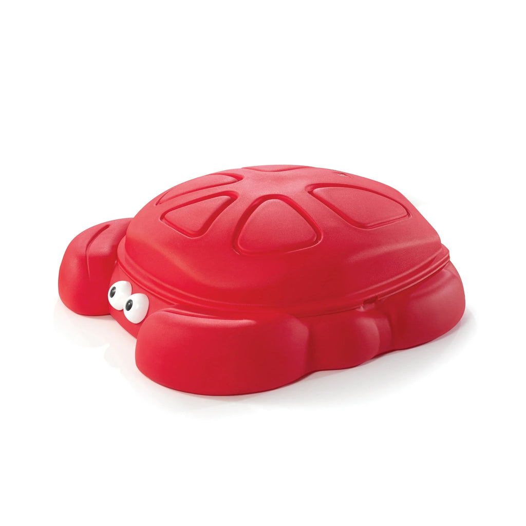 Red Plastic Outdoor Sandbox with Cover V802