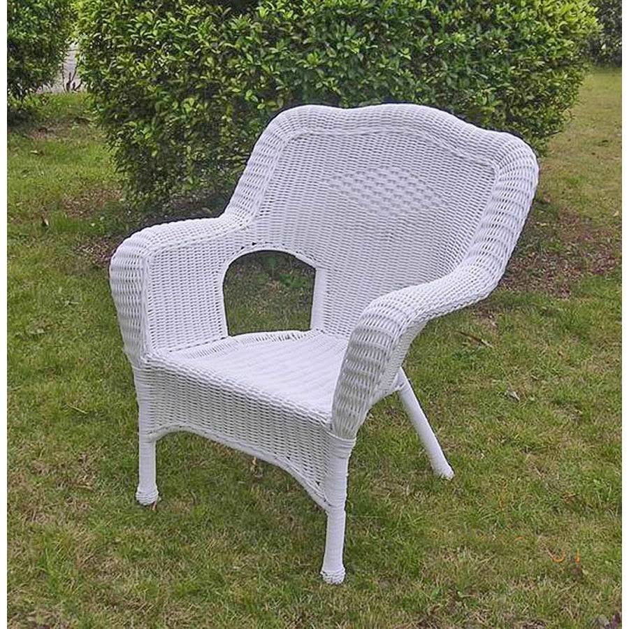 Resin Wicker Patio Chairs Set of 2 G327807