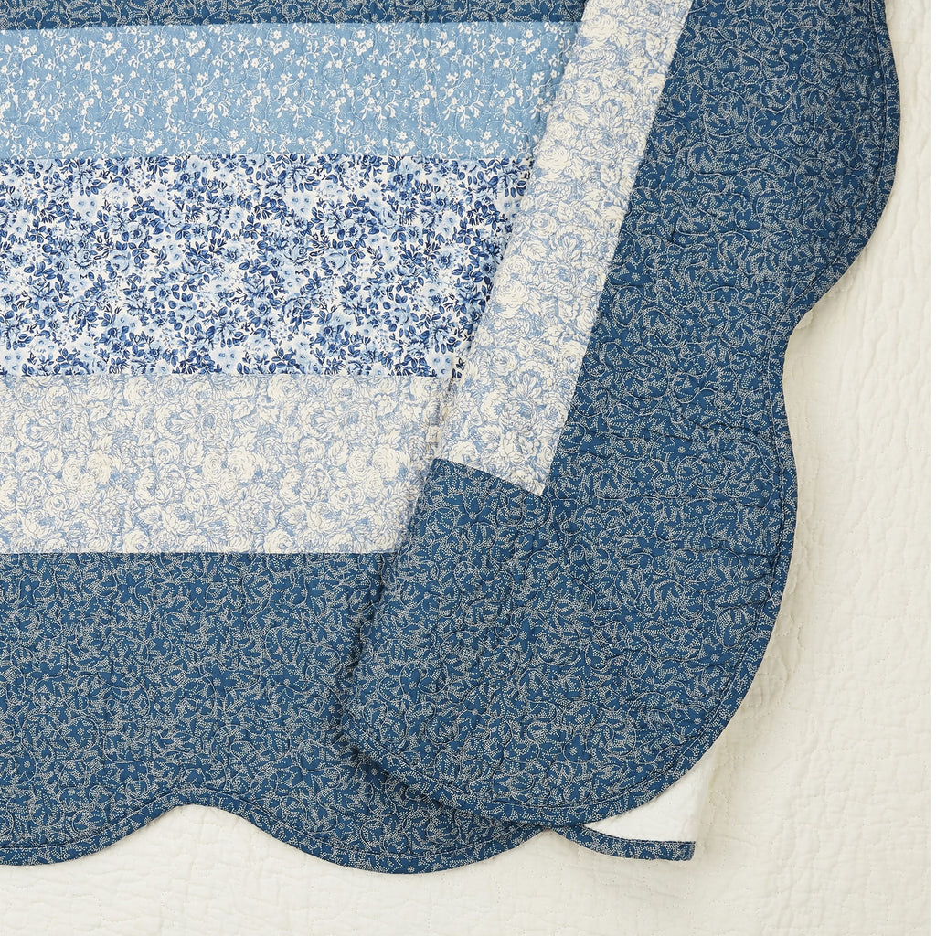 Blue Bedspread P483