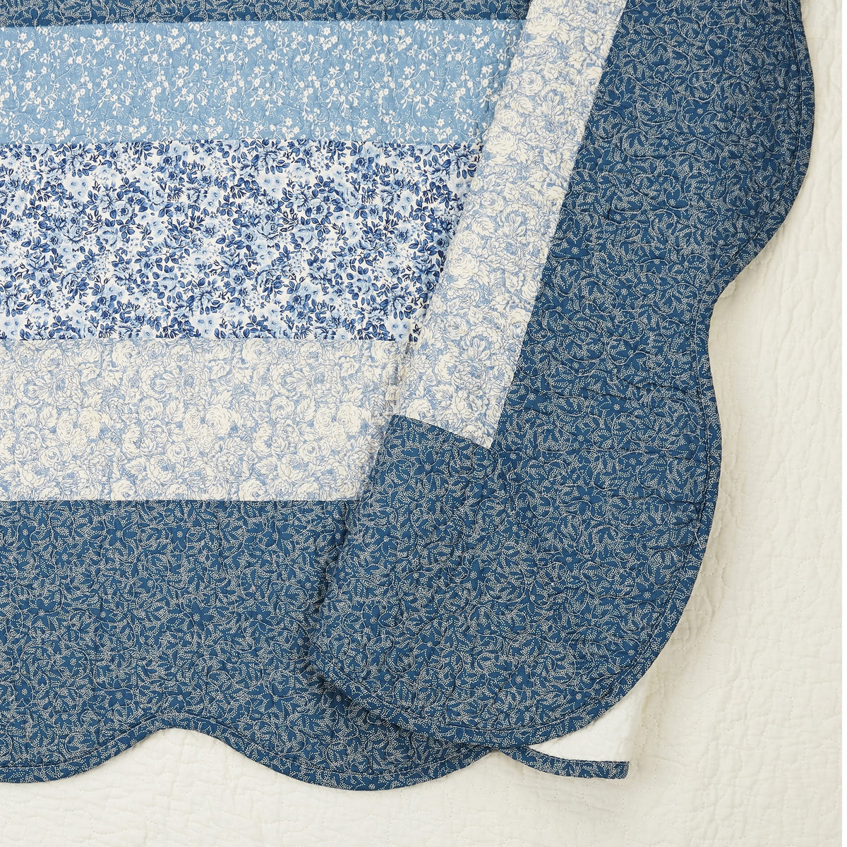 Blue Bedspread P483