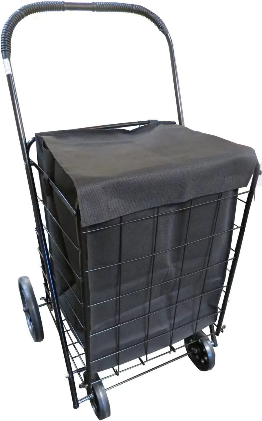 Extra Large 4 Wheel Folding Shopping Cart Basket F93941