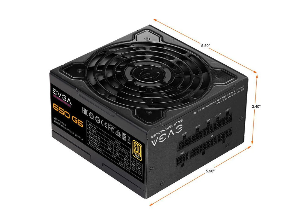 650W 80 Plus Gold Fully Modular Compact Power Supply Z468969