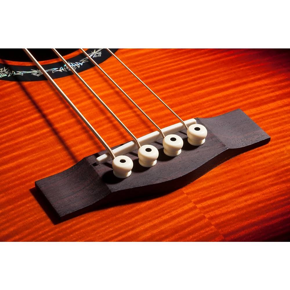 3-Color Sunburst Flame Maple Top Acoustic-Electric Bass L75879