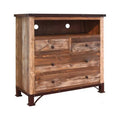Brown Solid Wood Four Drawer Chest I6368