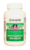 Multiple Vitamins Tablets 60 mg Red 1000 Tablets F1565