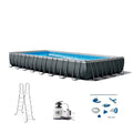 32ft x 16ft x 52in Rectangular Pool Set with Maintenance Kit W58424