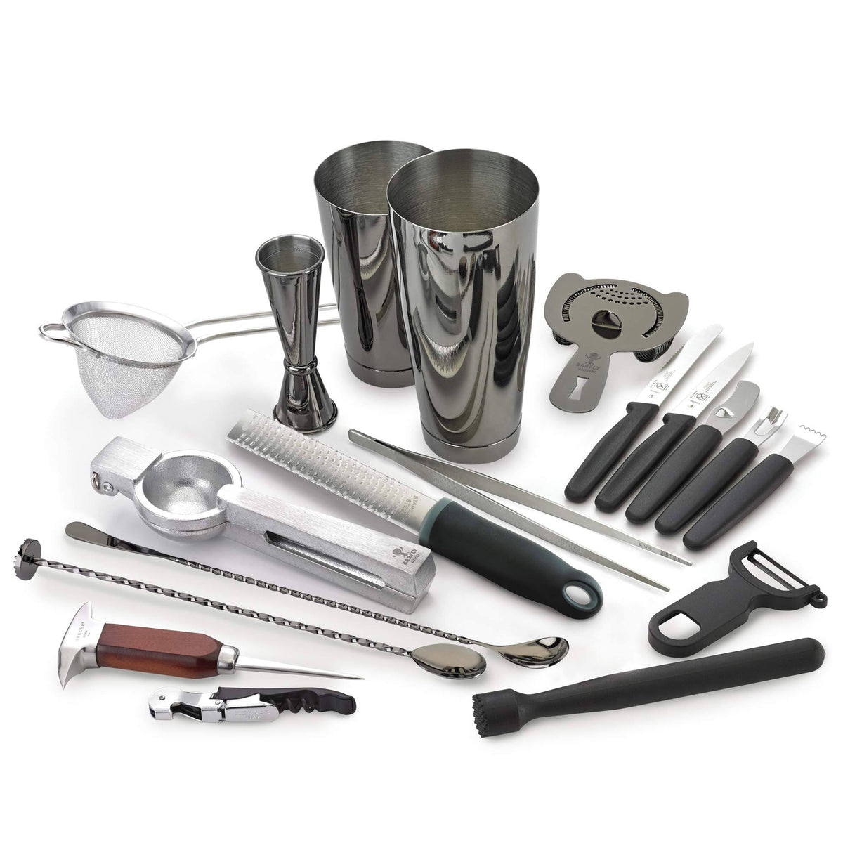 Gun Metal Black Bar Set W4167