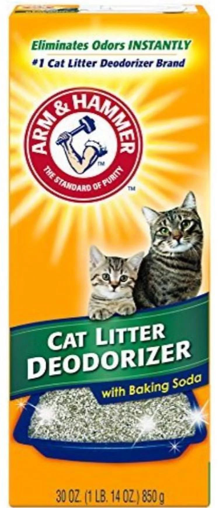 Cat Litter Deodorizer with Baking Soda, 30oz B378486