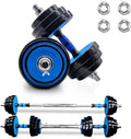 Adjustable 44lbs Dumbbells Barbell Set N59659