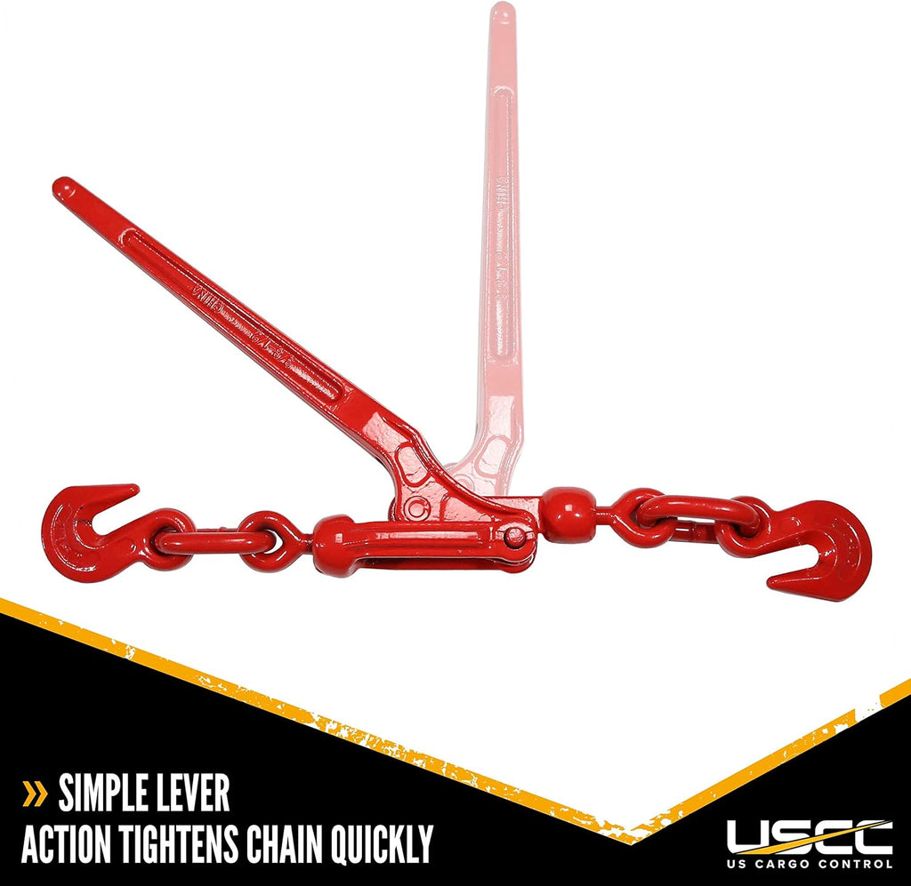 3/8 Inch x 1/2 Inch Lever Chain Binder 4 Pack M244