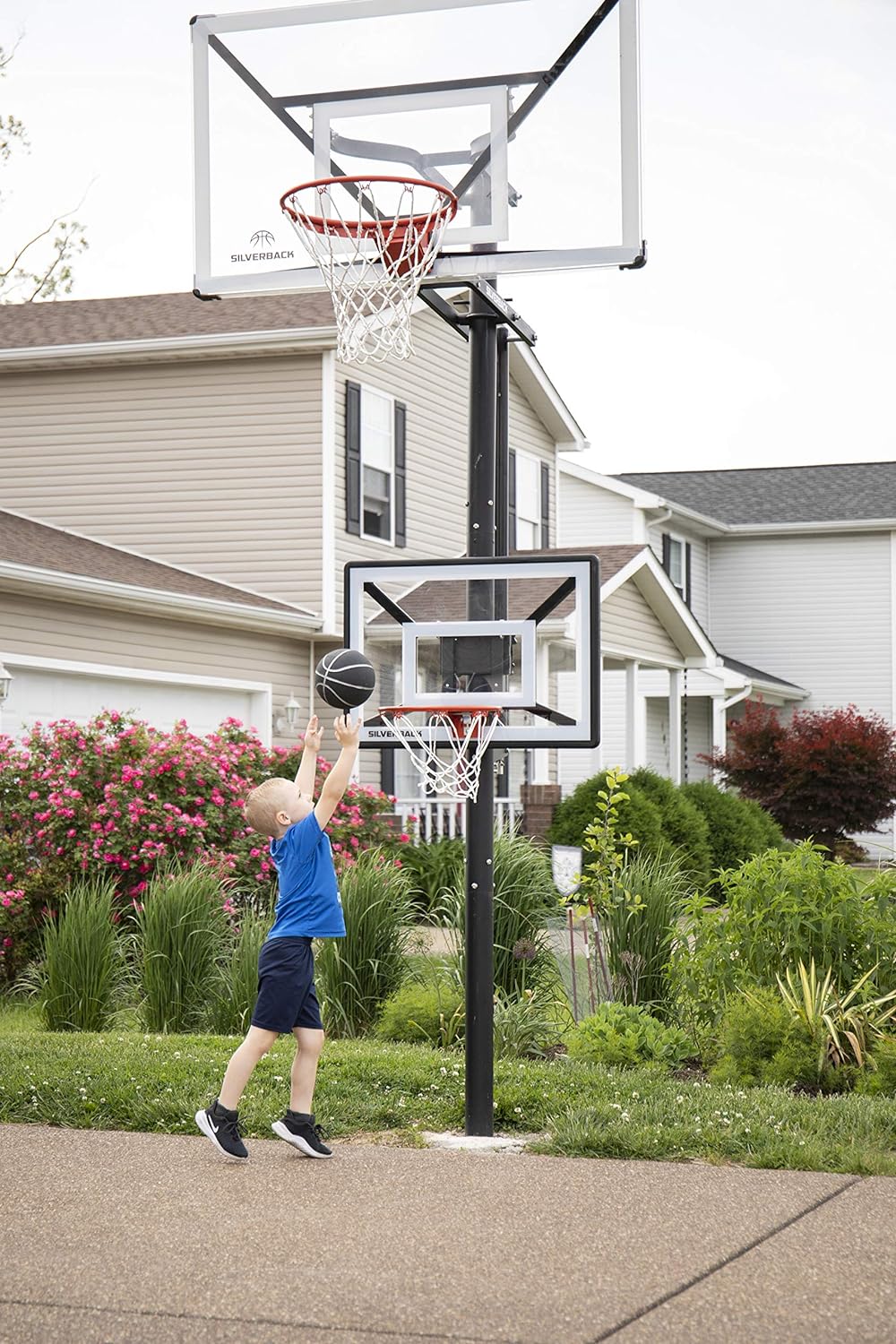 Youth Basketball Hoop with Mounting Technology, Black K824