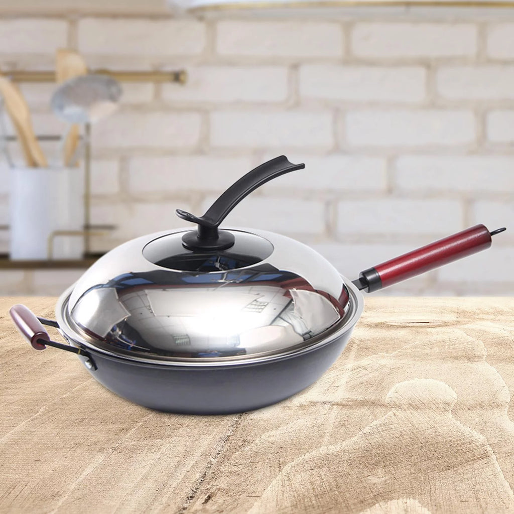 Coated Wok with Lid 30cm E47732