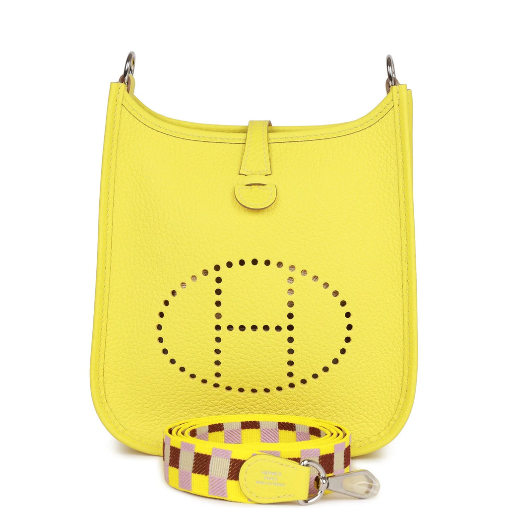 Lime Clemence Palladium Hardware Bag O211