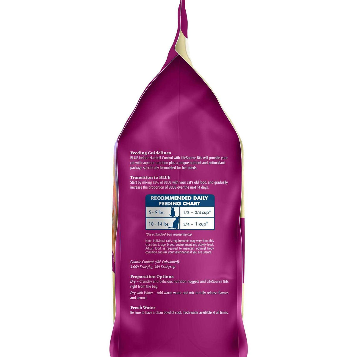 Blue Indoor Hairball Control Adult Dry Cat Food G4597