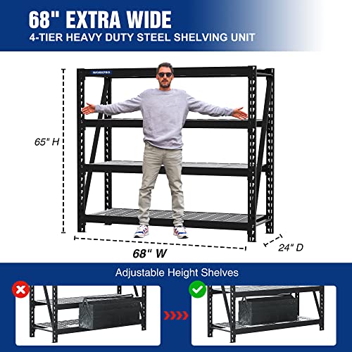 5-Tier Heavy Duty Adjustable Metal Shelving Unit R115720
