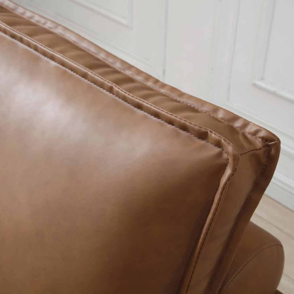 Faux Leather Ottoman Sofa Bed T618