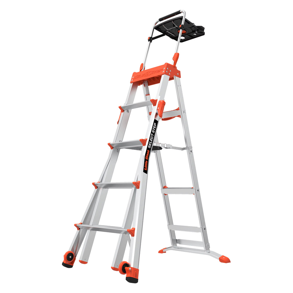 Aluminum Adjustable Stepladder T727520