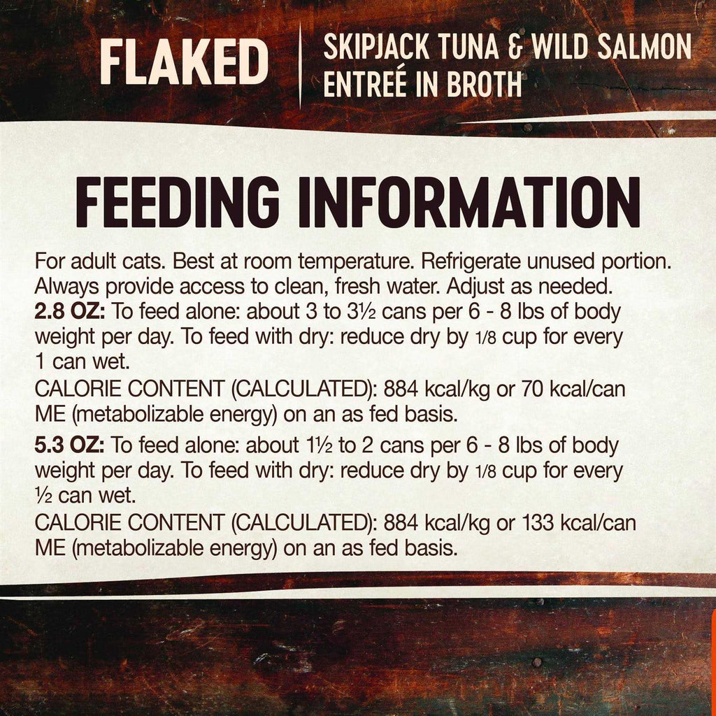 Grain Free Skipjack Tuna & Wild Salmon Canned Cat Food X838