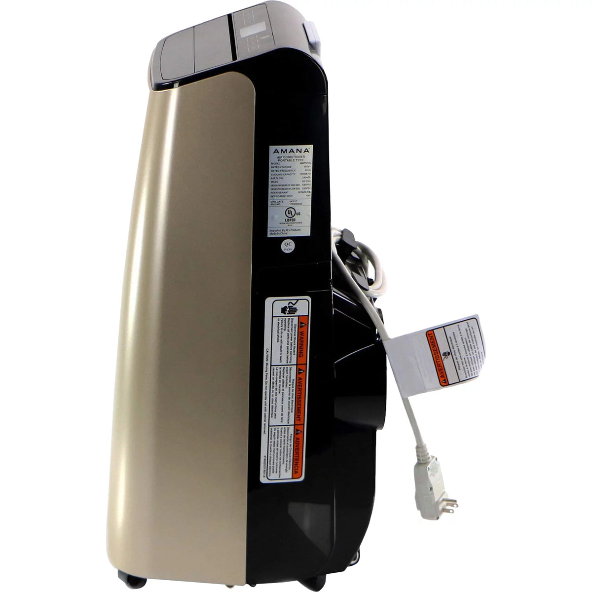 10000 BTU Portable Air Conditioner with Remote Control in White/Black T9620