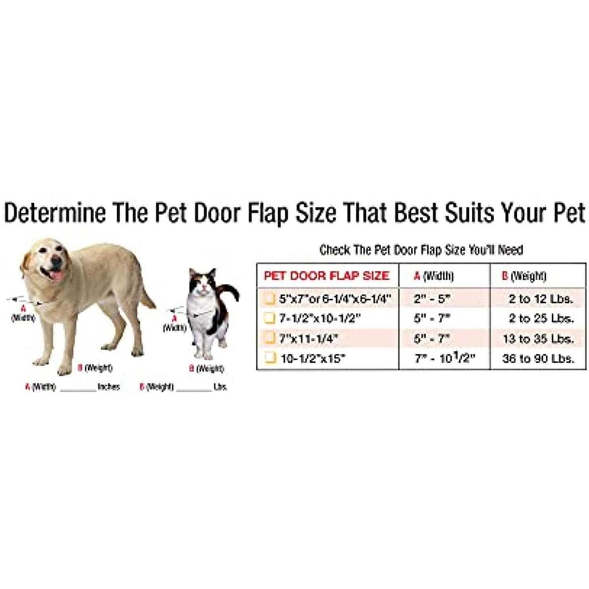 Aluminum Sash Pet Door A398