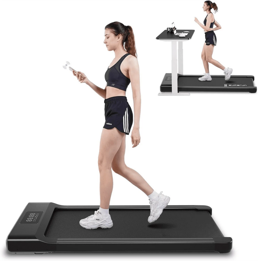 300lb 2.5HP Under Desk Treadmill with LED Display J3795