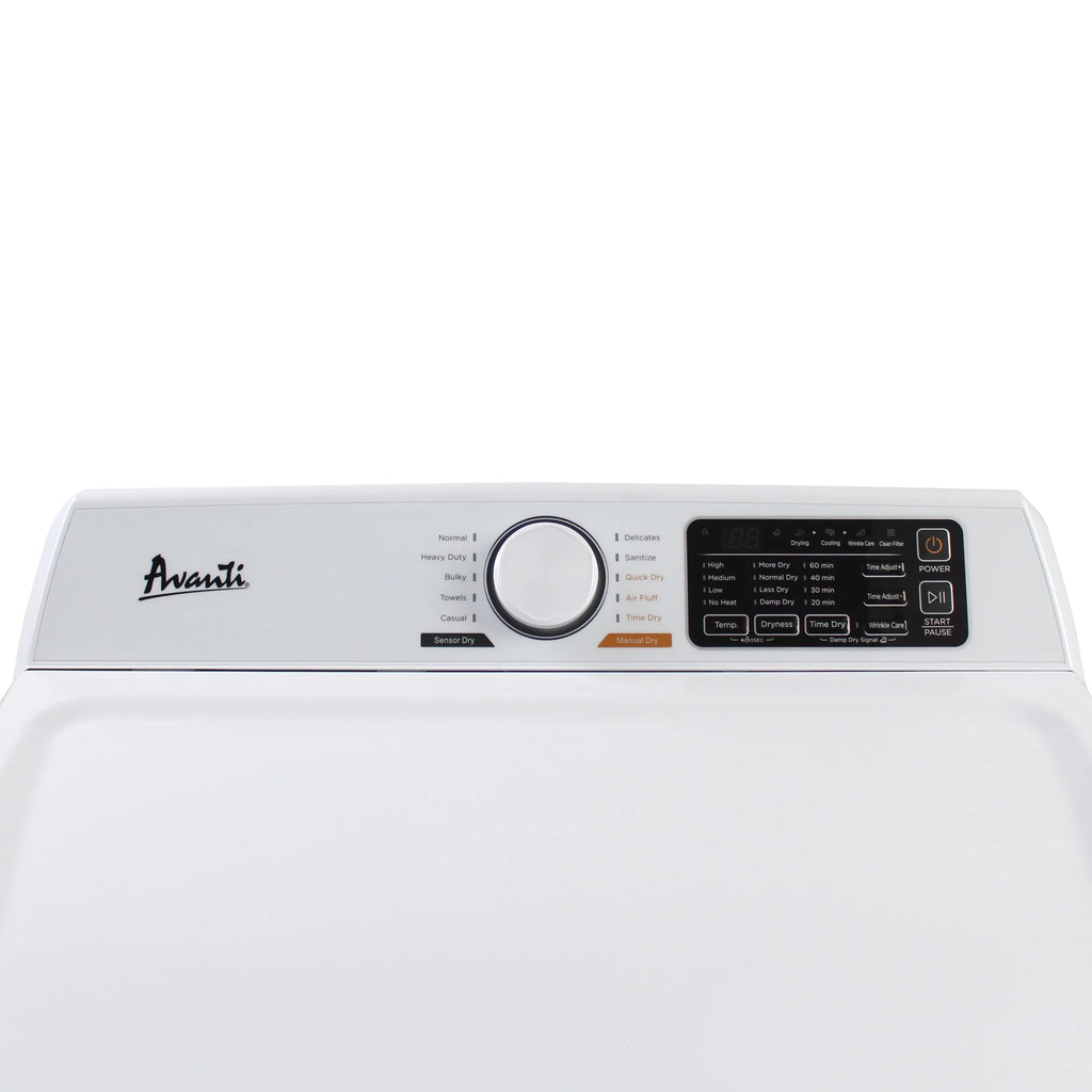 Front Load Electric Clothes Dryer 7.0 Cu. ft. White M115