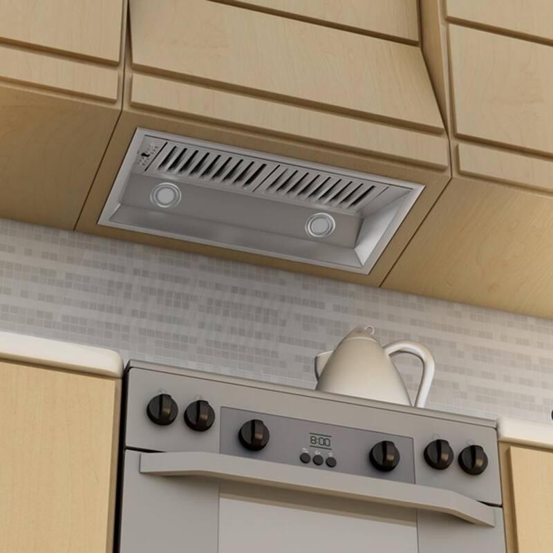 400 CFM Stainless Steel Ducted Range Hood Insert Y948