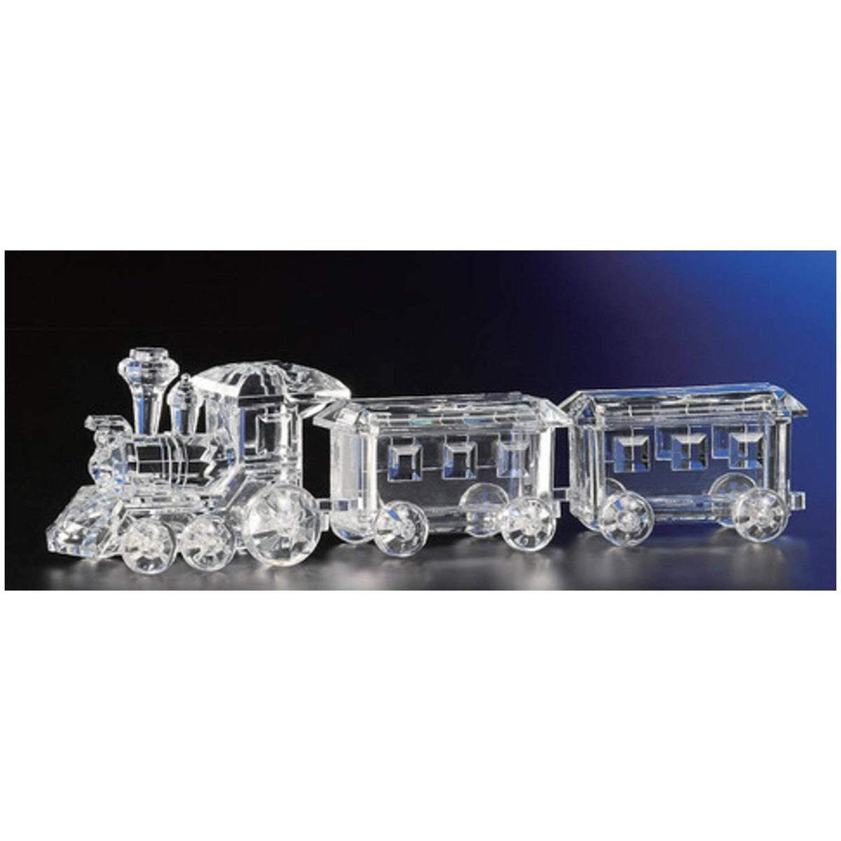 Pack of 2 Icy Crystal Decorative Christmas Candy Jar A6678