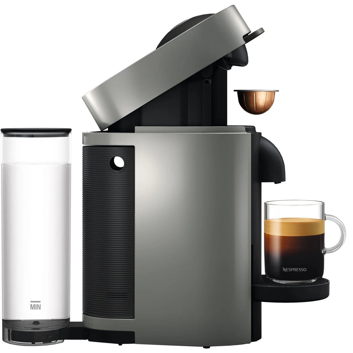 Gray Coffee and Espresso Machine R485