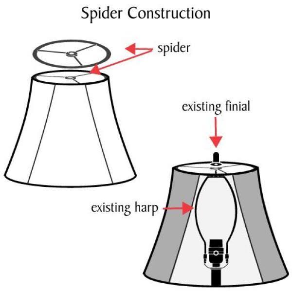 Off White Hardback Empire Lamp Shade L689