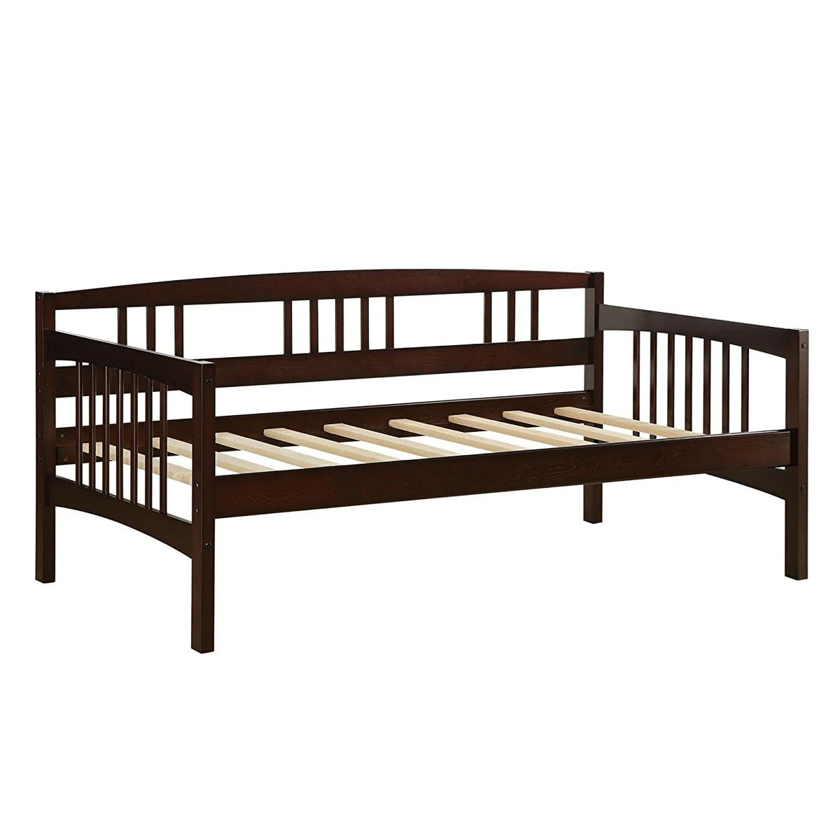 Twin Size Espresso Wood Day Bed Q38492